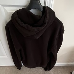 Street & Steel Men’s Full Zip Hooded Hoodie w/ Pockets Brown Size M