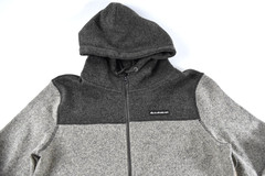Quiksilver Mens Hoodie New XL Colorblock Full Zipper Pockets Drawstring Fleece