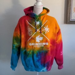 Fenchi Hoodie “Grinding All Season” Hoodie Unisex Bold Tie Dye Rare size Medium