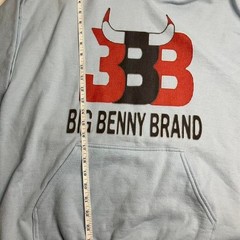 Big Benny Brand 3BB Pullover Hoodie Light Blue