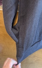 Goodfellow & Co. Men’s Textured Fleece Hooded Sweatshirt – MEDIUM Charcoal New