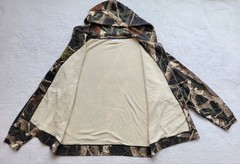No Boundaries (Dark Tree Camo – 2XL) Zip Hoodie with Long Sleeves heavyweight