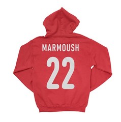 Egypt Pride Marmoush 22 Two-Sided Jersey Style Unisex Hooded Sweatshirt