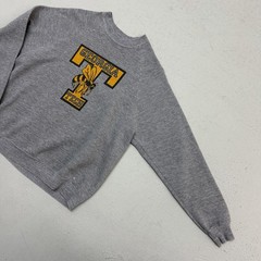 Vintage Georgia Tech Crewneck Sweatshirt Jerzees by Russell 70s 80s Rayon Blend