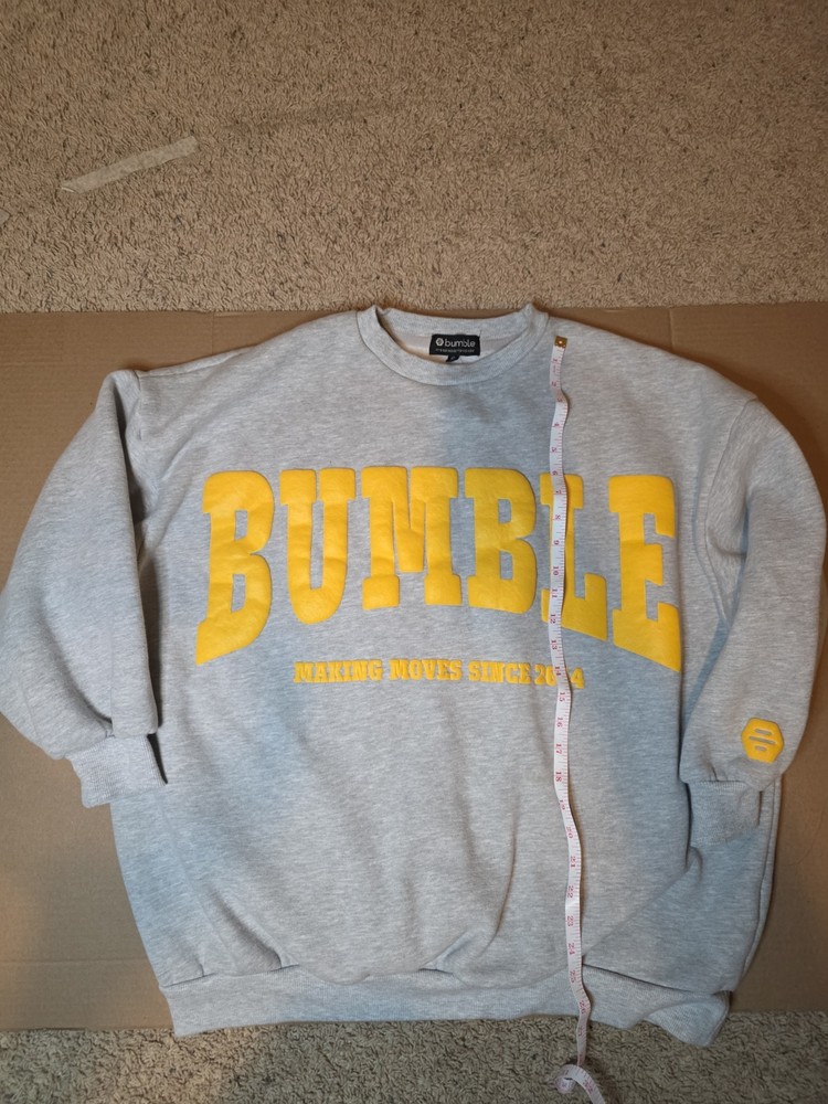 Bumble Dating Pullover Sweatshirt Small Cotton Polyester
