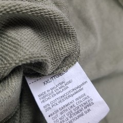 Under Armour Hoodie Mens 2XL XXL Sage Green Short Sleeve Rival Terry 1370396
