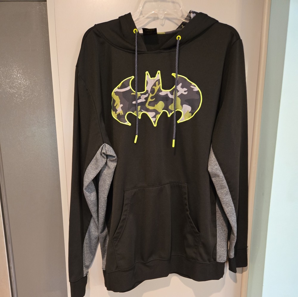 Batman “Camo Logo” Pullover Hoodie, Size XL, Teens