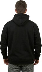Super Heavyweight Hoodie Boxy Oversized Fit Unisex Double Layered Hood Black Bla