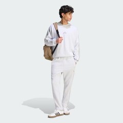 adidas Essentials 3-Stripes Fleece Sweatshirt Grey
