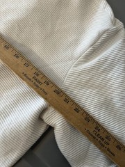 H&M Mens Sweatshirt Size XL White Fleece Regular Fit Crew Neck Pullover