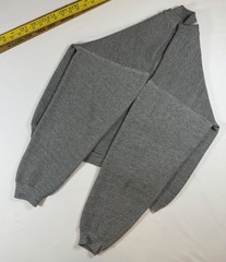Mens M Gold Tag Russell Sweatshirt Crewneck Cotton Rayon Boxy Vintage Blank Gray