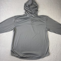 BYLT Circuit Hoodie Mens 3XL Gray Performance Pullover Stretch Tech Long Sleeve