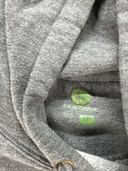 John Deere Men’s XXL Hoodie Gray Pullover Fleece Workwear Tractor Farm
