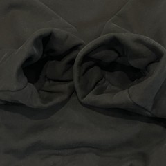 IDLT Basics Loose Perfect Hood iBlack Oversized Unisex Large Double Layer Pocket