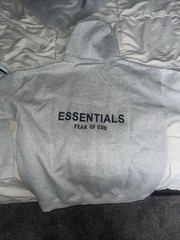 Light Oatmeal Essentials Men’s Hoodie Size M