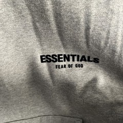 NWT Fear of God Essentials Dark Oatmeal Hoodie Sz Large