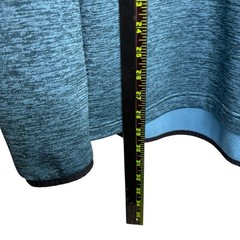 Under Armour Men’s Sweatshirt XL Blue Pullover 1/4 Zip Loose Fit Fleece Lined
