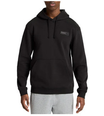 PUMA Men’s Fleece Hoodie Regular Fit Kangaroo Front Pocket Black Size XXL