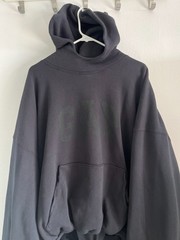 GAP x Yeezy Engineered by Balenciaga Dove Shrunken Hoodie Black Size Medium Men