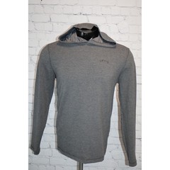 Orvis Hoodie Mens Medium Gray Classic Shirt Pullover Rayon Polyester Blend
