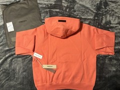NWT Fear of God Essentials Coral Hoodie Size XS 100% Authentic✅