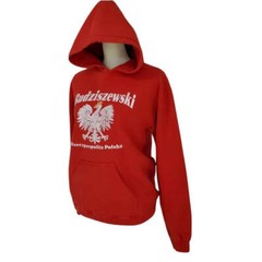 Vtg Red 100% Cotton Gildan Hoodie w Pocket Size Small