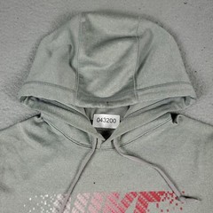 Nike Sweater Mens Small Gray Swoosh Casual Pullover Hoodie Sweatshirt *