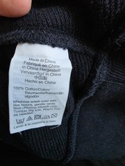 Mens J Crew W&B Heavy Twill Half Zip Hoodie Blue Size XL