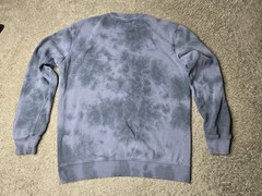 VISSLA Crewneck Sweatshirt Size Large Tie Dye Color Blue Pullover Pre-owned