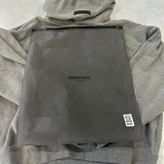 Essentials Fear of God Dark Oatmeal Pullover Hoodie Size S