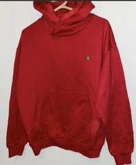 NEW Vivienne Westwood Orbit Logo Red Hoodie Mens Small Streetwear