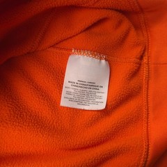 Nike Therma Fit Men’s Orange Pullover Hoodie Sweatshirt Size M Athletic Pockets