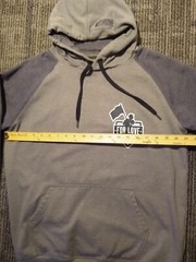 Baseballism Hoodie Men’s Medium Gray Blue Baseball Love Of The Game Long Sleeve