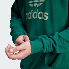 adidas men Adicolor Classics Trefoil Hoodie Collegiate Green Size XL – NEW
