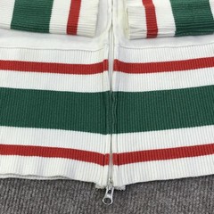 Nike Hoodie Sweatshirt Mens Large White Full Zip Track Kenya MMIV Striped Logo