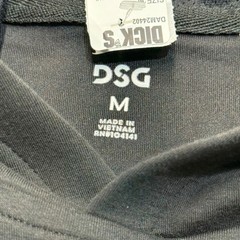 DSG Mens Medium Everyday Fleece Hoodie Black Athletic Sweatshirt Zip Pocket NEW