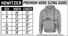 Howitzer Style Men’s Zip Up Hoodie FLAG SKULL Military Grunt S M L XL 2XL 3XL