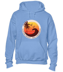 SURFING BEACH BALI INDONESIA HOODY HOODIE SURFER BEACH HOLIDAY CLOTHING TOP NEW