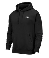 Nike Sportswear Club Fleece Pullover Hoodie Black Mens Sizes BV2654-010