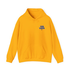 Yes ‘Cers Premium Embroidered Basketball Hoodie Gold Unisex Hooded Sweatshirt