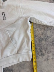 Off-White Temperature 0.5% Graphic Hoodie White Size M Unisex OMBB031S18192081