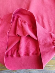 Vintage Polo Ralph Lauren Terry Knit Raglan Short-Sleeve Sweatshirt Coral Sz.L