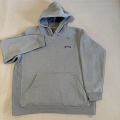 Patagonia Uprisal Hoodie Mens XL Gray Regular Fit Pullover Fleece 39621 Logo