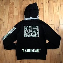 BAPE × Astro Boy full zip hoodie Black A Bathing Ape Size L