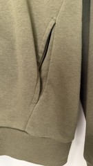 PUMA Men’s Green Full Zip Hooded Hoodie w/ Pockets Drawstring Logo Tape M