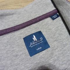 JOHNNIE-O Mens L LARGE PULLOVER SULLY 1/4 ZIP ROYAL PLUM PURPLE GOLF SWEATSHIRT