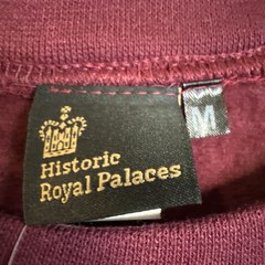NWT Historic Royal Palaces, Guardsman, Burgundy Sweatshirt, Medium London