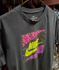 NIKE Therma-Fit Purple Green Colorway “Just Do It ” Hoodie & Crackle AIR Tee XL