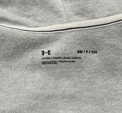 Under Armour 96 Canvas Hoodie Men’s Small Gray Cotton Polyester NWOT