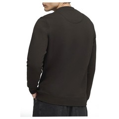 PUMA Wardrobe Essentials Suede Crew Neck Sweatshirt Mens Black 68740501